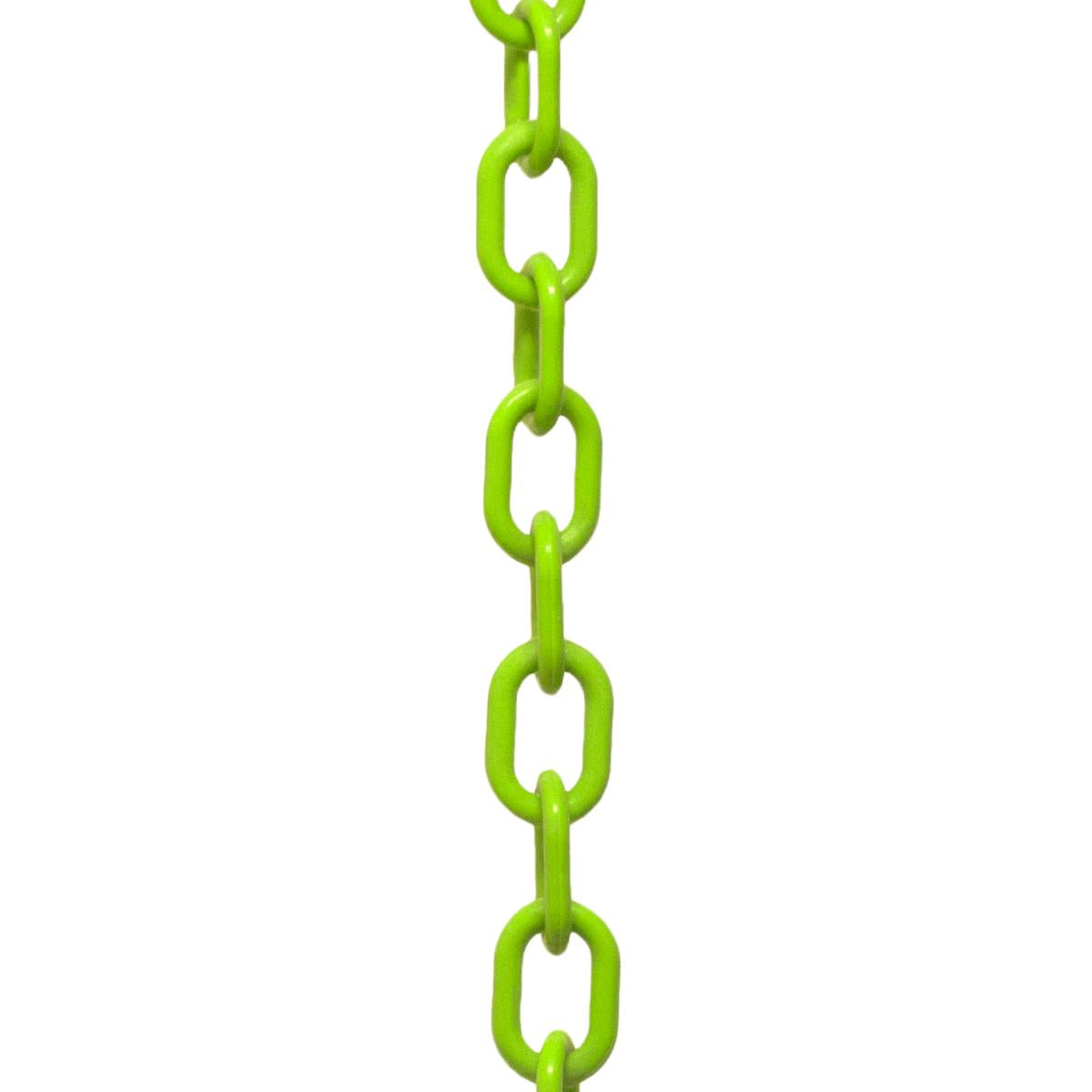 Crowd Control 1" Plastic Chain For Barriers Stanchions – Green