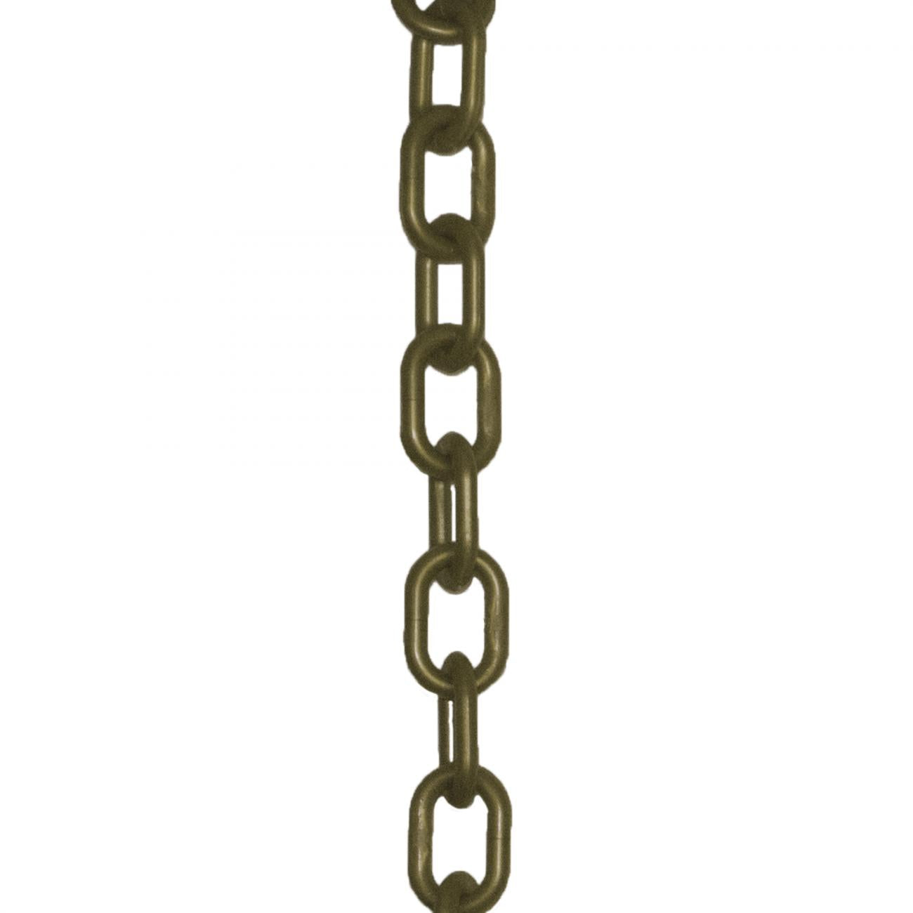 Crowd Control 1" Plastic Chain For Barriers Stanchions – Khaki Gold