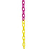 Crowd Control 1" Plastic Chain For Barriers Stanchions – Red yellow