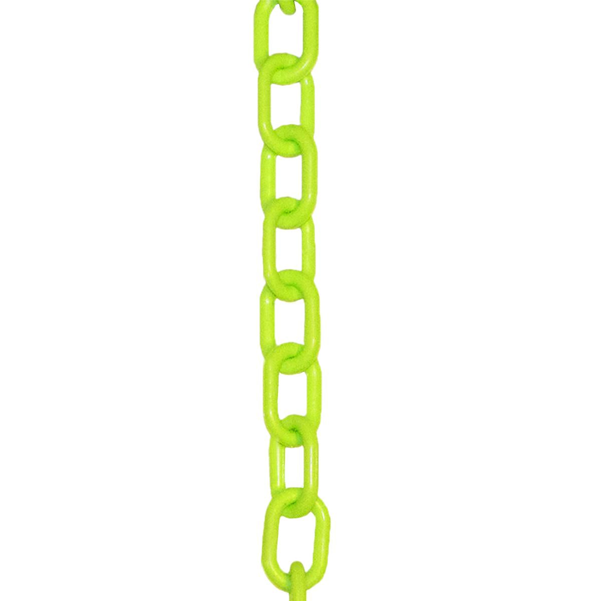 Crowd Control 1" Plastic Chain For Barriers Stanchions – Safety Green