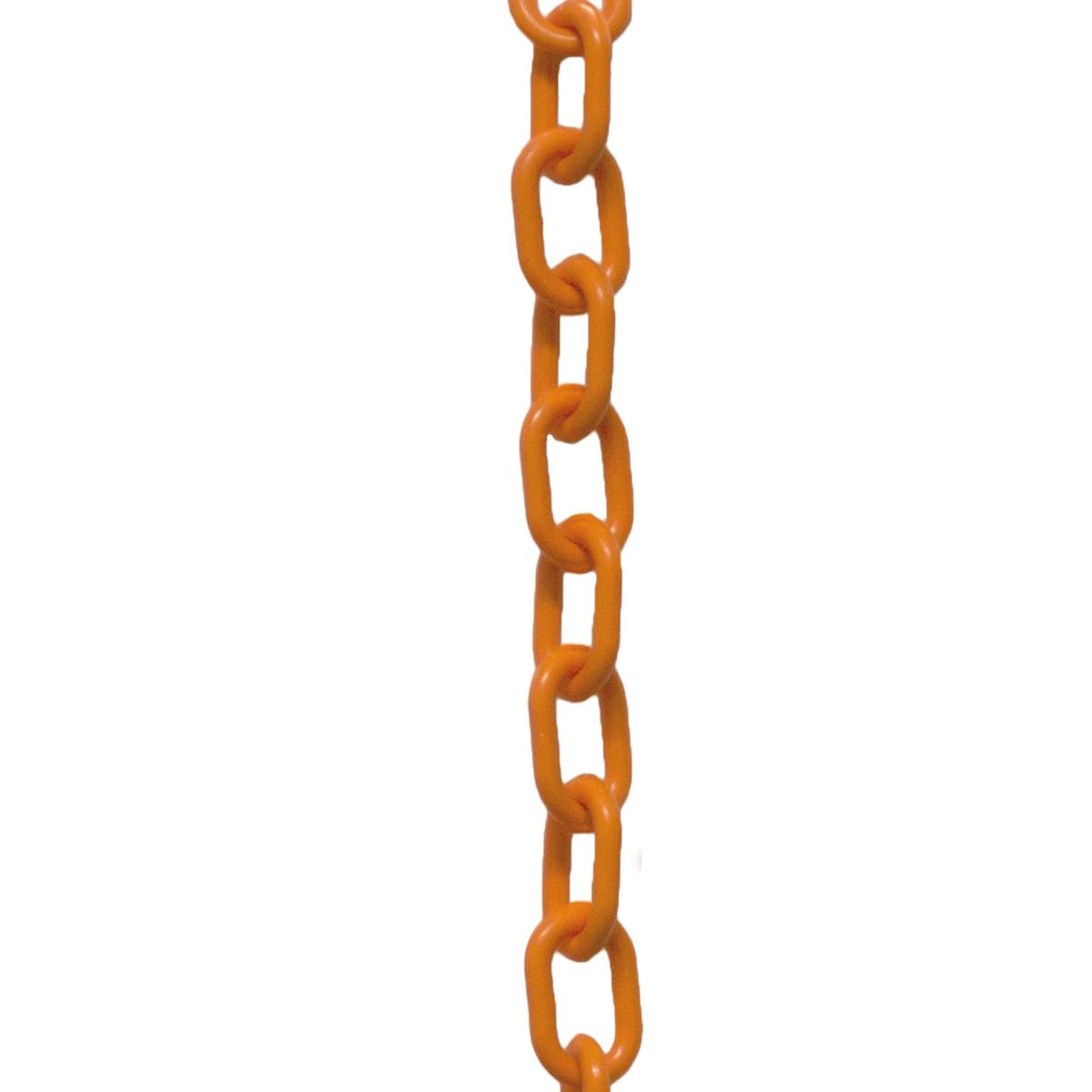 Crowd Control 1" Plastic Chain For Barriers Stanchions – Safety Orange