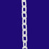 Crowd Control 1" Plastic Chain For Barriers Stanchions – White