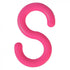 Crowd Control 1" S-Hooks (Pack) For Plastic Barrier Stanchions – Safety Pink