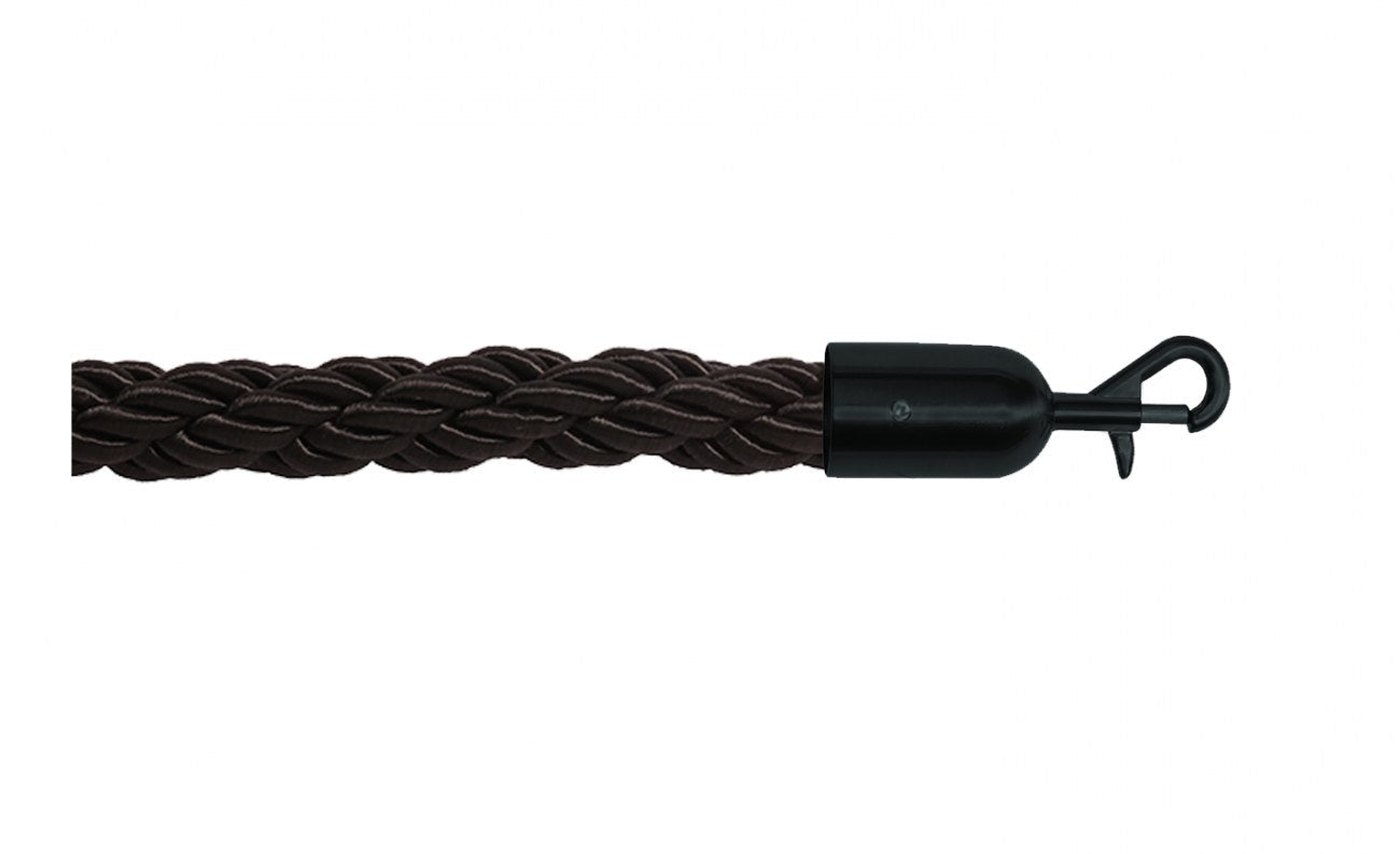 Braided Rope 1" – Black / Black ends