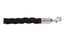 Braided Rope 1" – Black / Polished Chrome ends
