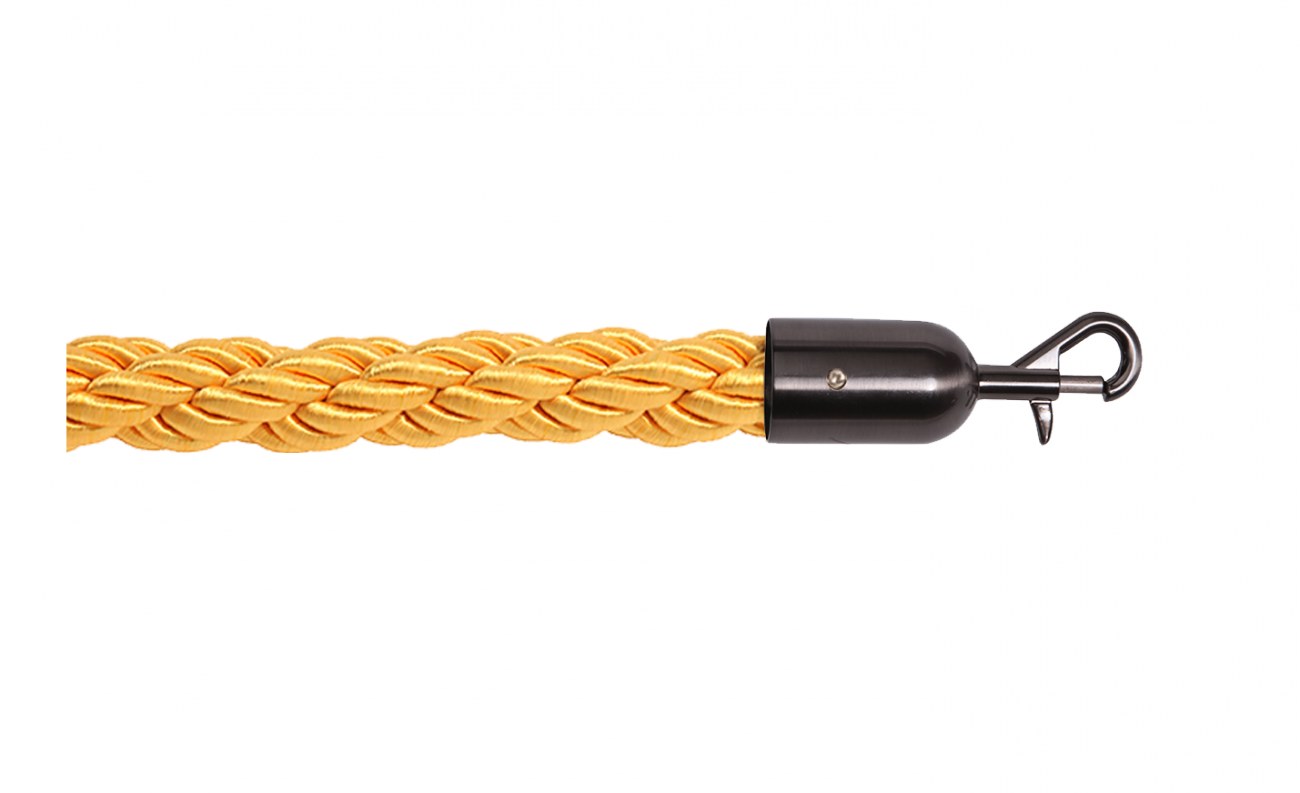 Braided Rope 1" – Gold / Statuary Bronze ends