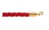 Braided Rope 1" – Red / Polished Brass ends