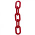 Crowd Control 4" Plastic Chain – Red