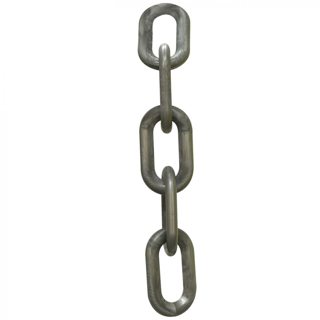 Crowd Control 4" Plastic Chain – Silver