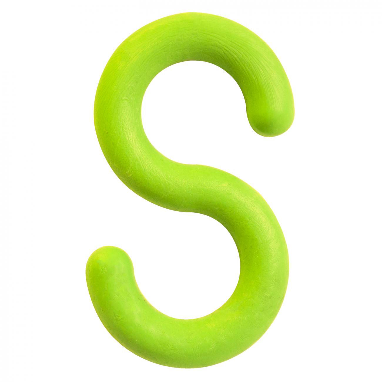 Crowd Control 4" S-Hooks (10-Pack) For Plastic Barrier Stanchions – Safety Green