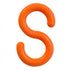 Crowd Control 4" S-Hooks (10-Pack) For Plastic Barrier Stanchions – Safety Orange