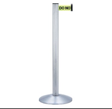 Lavi Beltrac 3000 – SA - Satin Aluminum / Do Not Enter-Temporarily Closed (1-Sided
