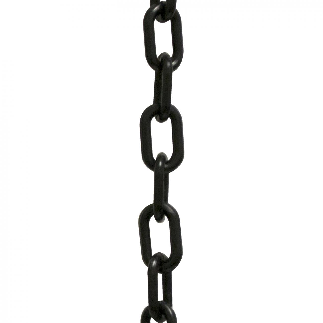Crowd Control 2" Plastic Chain For Barriers Stanchions – Black