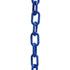 Crowd Control 2" Plastic Chain For Barriers Stanchions – Blue