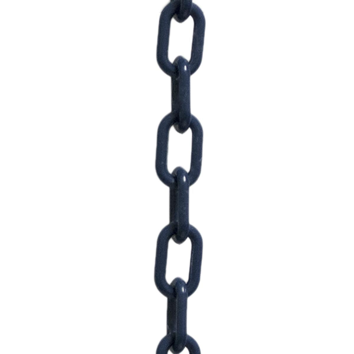 Crowd Control 2" Plastic Chain For Barriers Stanchions – Cobalt Blue