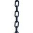 Crowd Control 2" Plastic Chain For Barriers Stanchions – Cobalt Blue