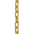 Crowd Control 2" Plastic Chain For Barriers Stanchions – Gold