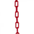 Crowd Control 2" Plastic Chain For Barriers Stanchions – Red