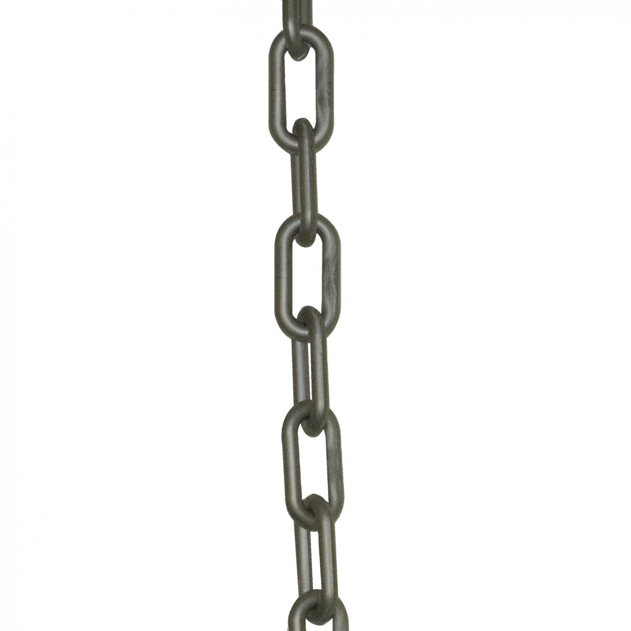 Crowd Control 2" Plastic Chain For Barriers Stanchions – Silver