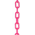 Crowd Control 2" Plastic Chain For Barriers Stanchions – Safety Pink