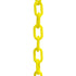 Crowd Control 2" Plastic Chain For Barriers Stanchions – Yellow