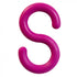 Crowd Control 2" S-Hooks (Pack) For Plastic Barrier Stanchions – Magenta