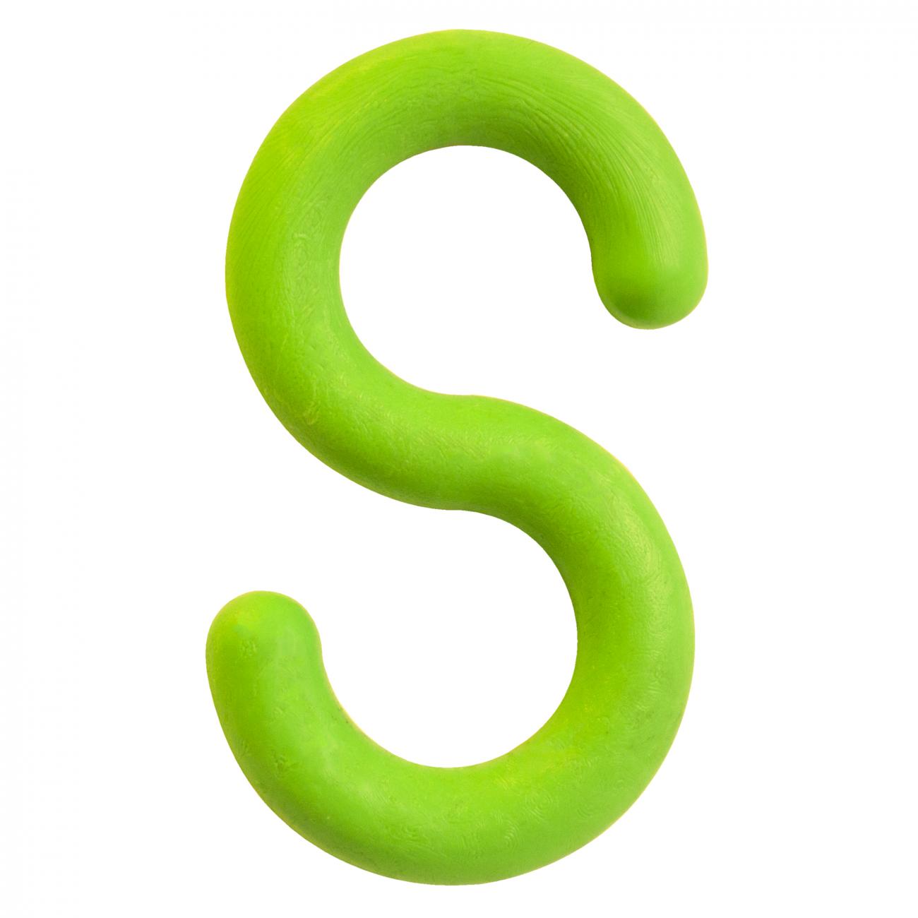 Crowd Control 2" S-Hooks (Pack) For Plastic Barrier Stanchions – Safety Green