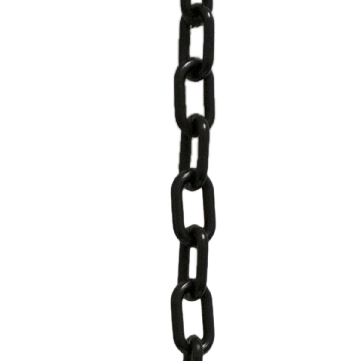 Crowd Control 2" Heavy Duty Plastic Chain For Barriers Stanchions – Black