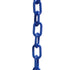 Crowd Control 2" Heavy Duty Plastic Chain For Barriers Stanchions – Blue