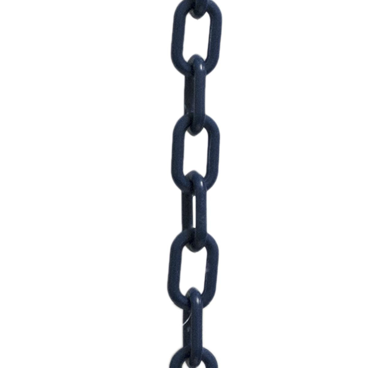 Crowd Control 2" Heavy Duty Plastic Chain For Barriers Stanchions – Cobalt Blue