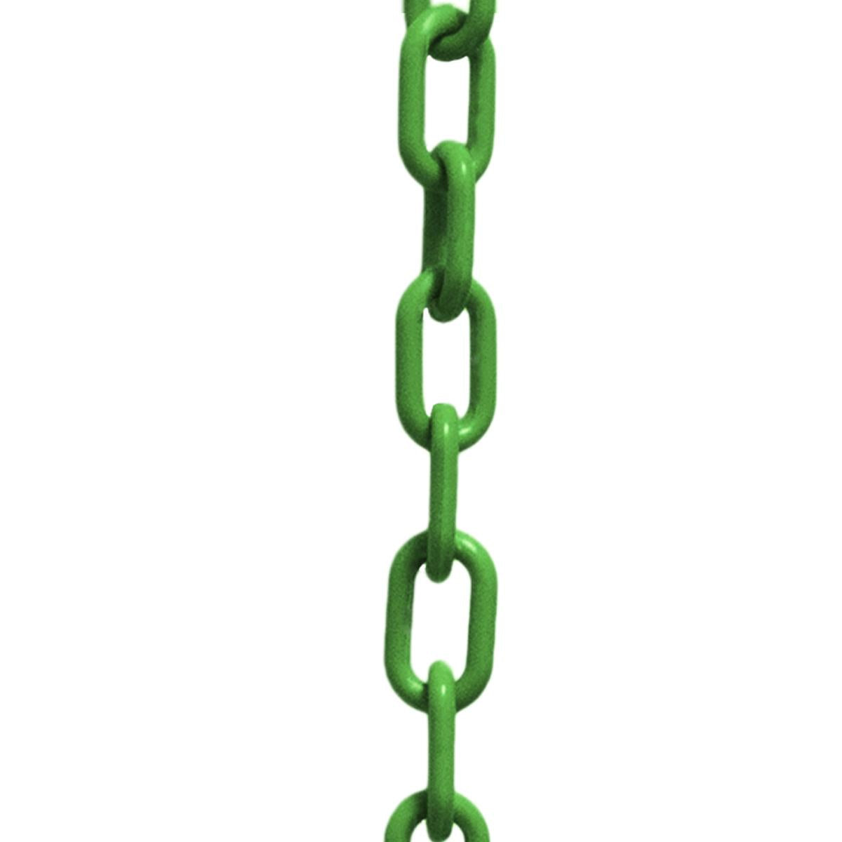Crowd Control 2" Heavy Duty Plastic Chain For Barriers Stanchions – Green