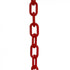 Crowd Control 2" Heavy Duty Plastic Chain For Barriers Stanchions – Red