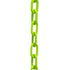 Crowd Control 2" Heavy Duty Plastic Chain For Barriers Stanchions – Safety Green