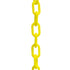 Crowd Control 2" Heavy Duty Plastic Chain For Barriers Stanchions – Yellow