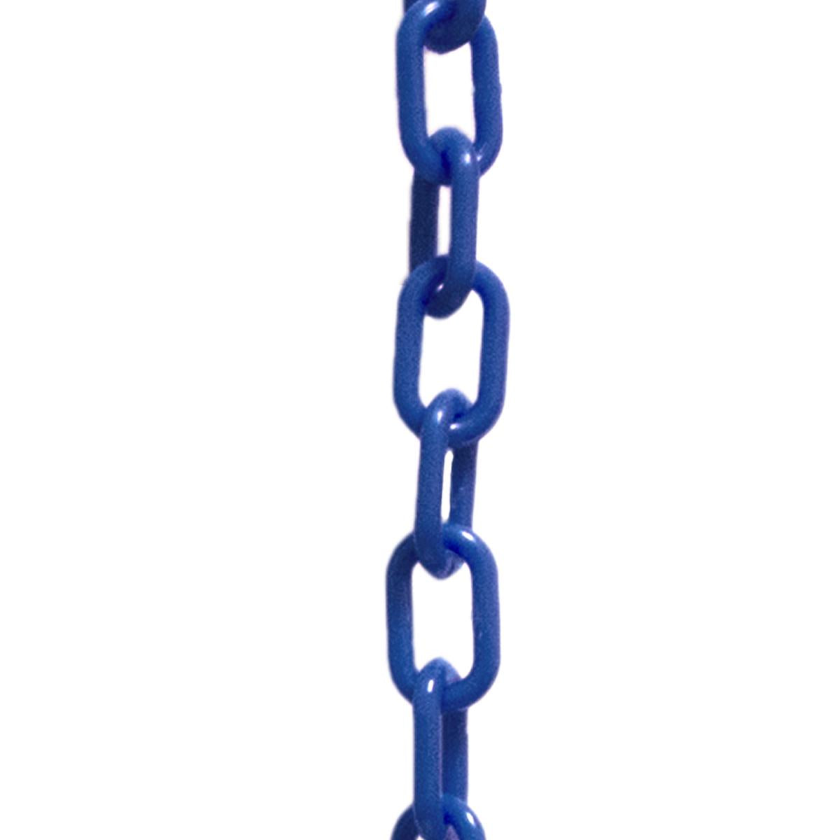 Crowd Control 3" Plastic Chain For Barrier Stanchions – Blue