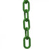 Crowd Control 3" Plastic Chain For Barrier Stanchions – Green