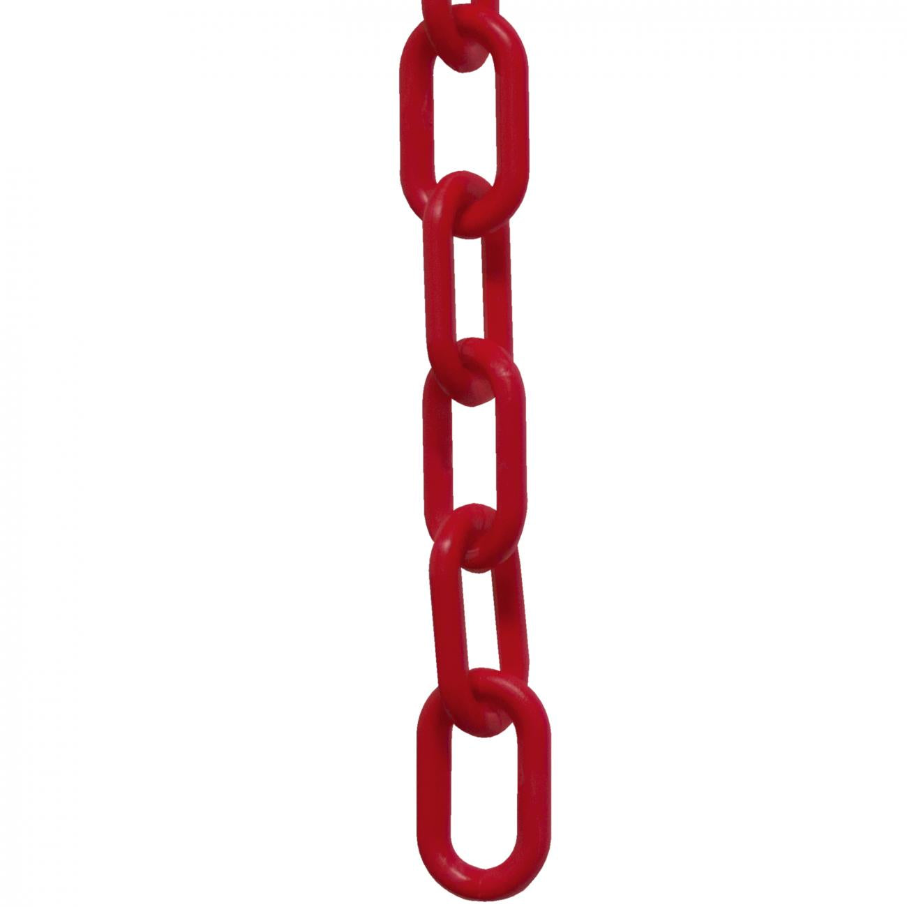 Crowd Control 3" Plastic Chain For Barrier Stanchions – Red