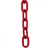 Crowd Control 3" Plastic Chain For Barrier Stanchions – Red