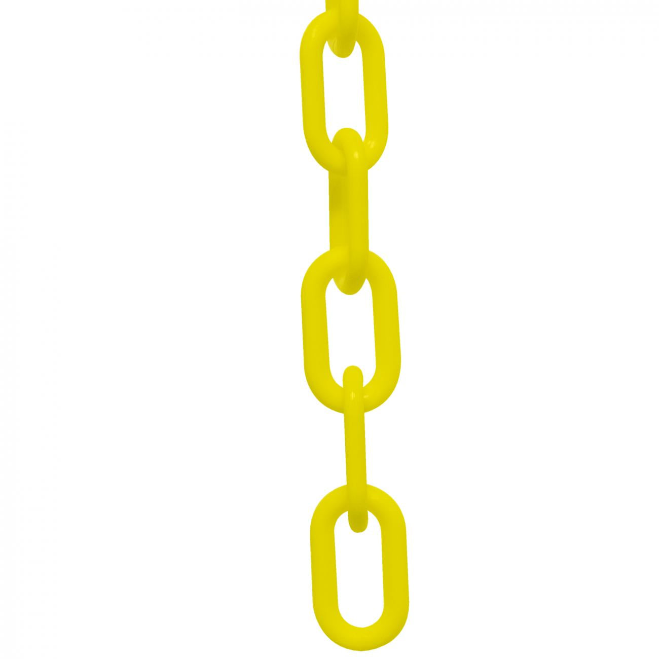 Crowd Control 3" Plastic Chain For Barrier Stanchions – Yellow