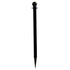 2" plastic ground pole, Black
