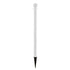 2" plastic ground pole, White