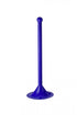 Crowd Control 2" Diameter Plastic Barrier Stanchion Light Duty, 41" Ov – Blue