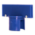 Crowd Control Barrier Stanchions Sign Adapter For 2 Plastic Stanchions – Blue