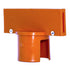 Crowd Control Barrier Stanchions Sign Adapter For 2 Plastic Stanchions – Safety Orange
