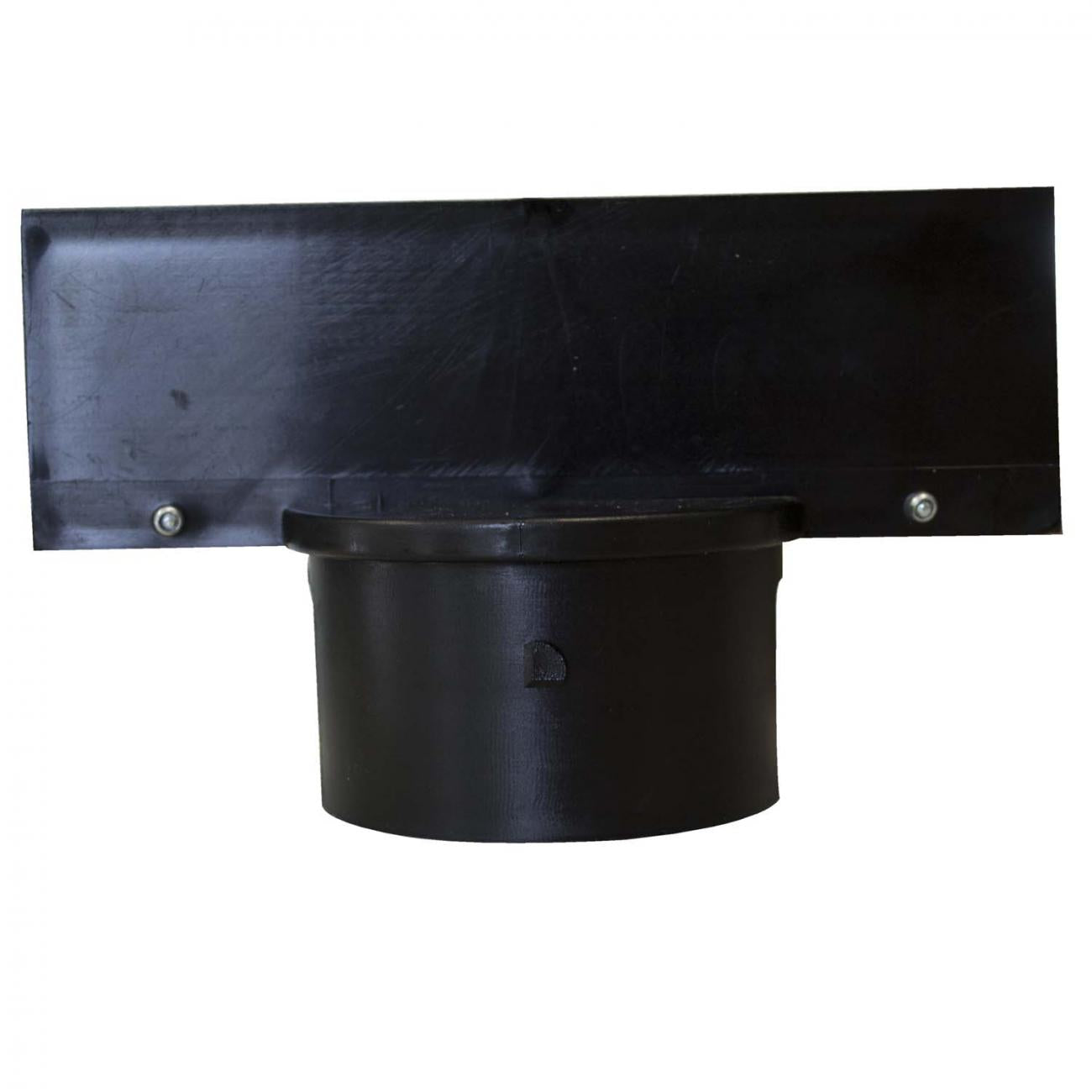 Crowd Control Sign Adapter For 2.5" Plastic Barrier Stanchion – Black