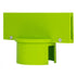 Crowd Control Sign Adapter For 2.5" Plastic Barrier Stanchion – Safety Green