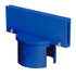 Crowd Control Sign Adapter For 3" Plastic Barrier Stanchion – Blue