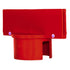 Crowd Control Sign Adapter For 3" Plastic Barrier Stanchion – Red