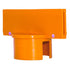 Crowd Control Sign Adapter For 3" Plastic Barrier Stanchion – Safety Orange