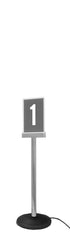 Cashier Station Lights | Clear Panel Laser Etched | Portable Base
